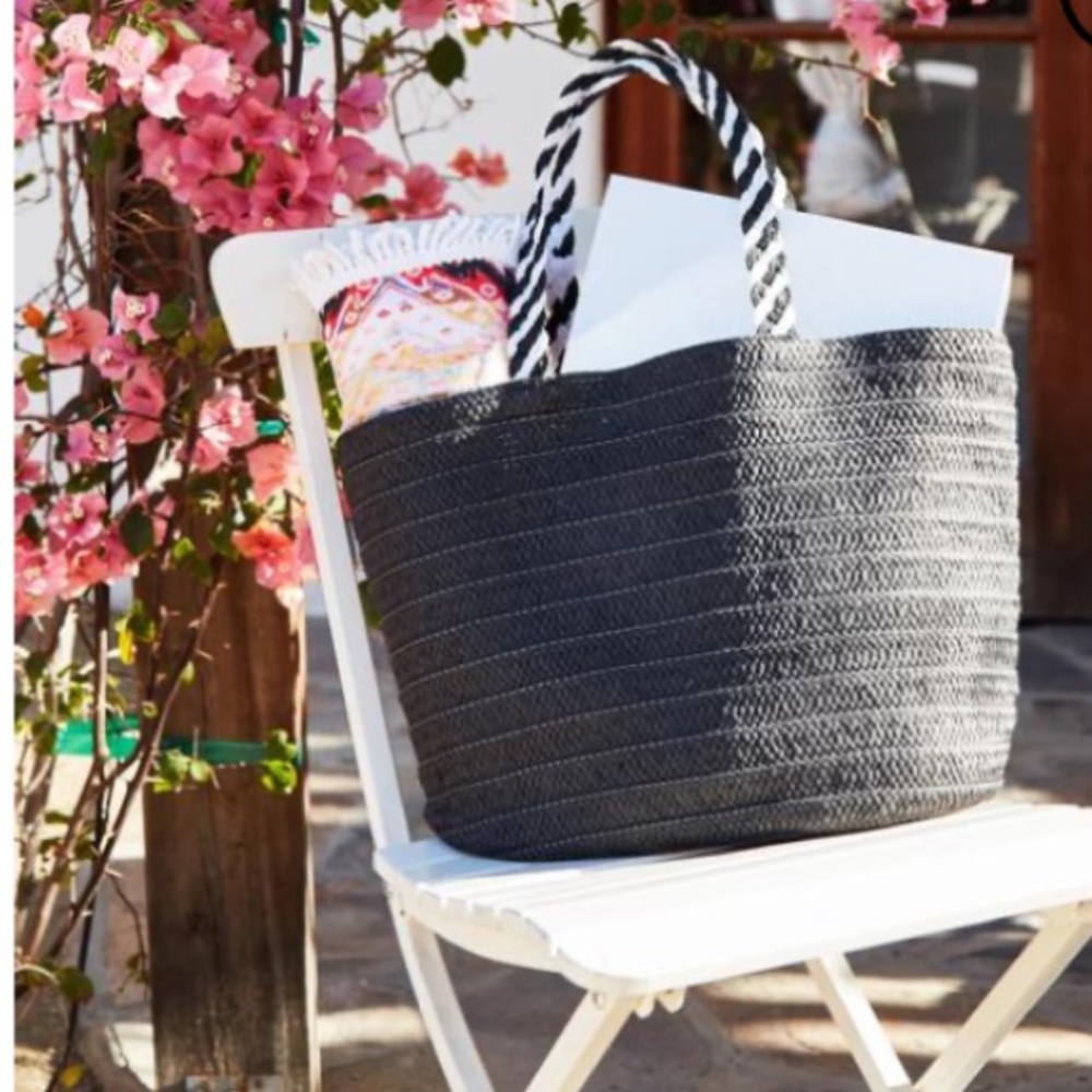 Rachel Zoe Straw tote bag